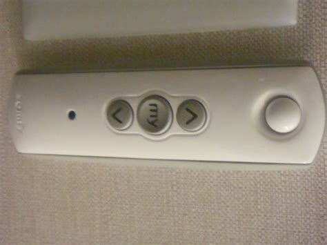 MY button!! | This is the remote control for the window curt ...