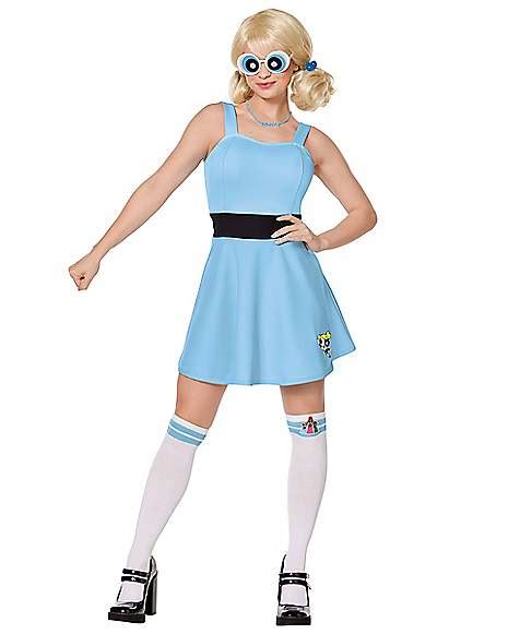 Bubbles Classic Powerpuff Girls Cartoon Network Costume, Medium/7-8 | ubicaciondepersonas.cdmx ...