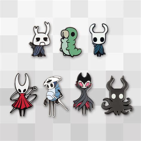 Get seven of our official Hollow Knight enamel pins and save $16! Each pin is also available ...