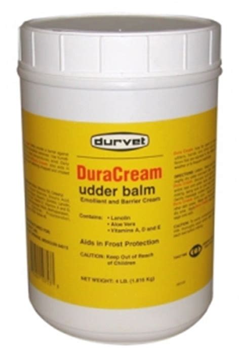 Duracream Udder Cream 4 Lbs Dairy Soreness Chapping Cattle Cows Teats ...