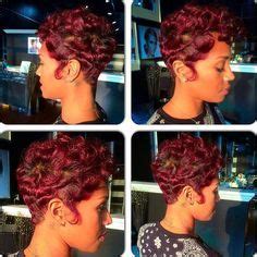 finger waves on short african american hair - Google Search Short Natural Haircuts