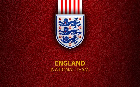 Download Emblem Logo Soccer England England National Football Team Sports 4k Ultra HD Wallpaper