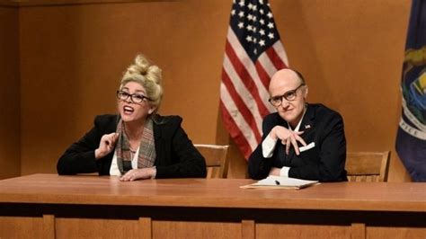 'SNL' spoofs Rudy Giuliani and his witnesses Michigan ...