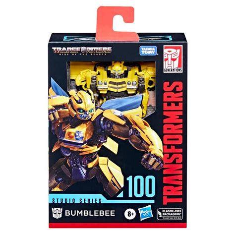 Transformers Studio Series Deluxe 100 Bumblebee Converting Action Figure (4.5”) - Transformers