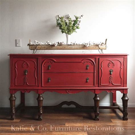 Red Painted Furniture - Salvaged Inspirations