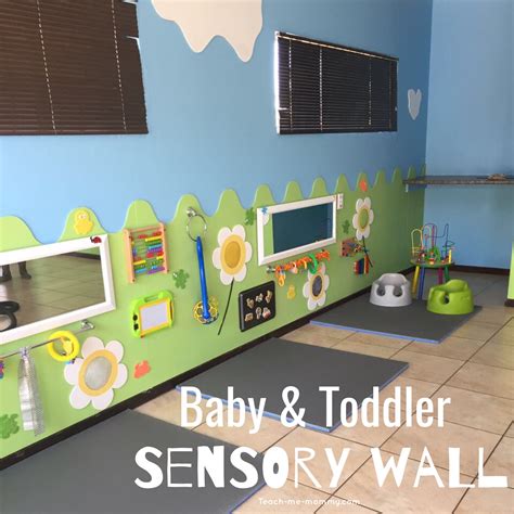 Baby and Toddler Sensory Wall - Teach Me Mommy