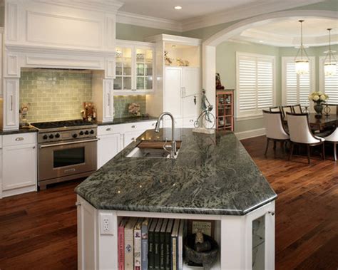 Green Granite Backsplash | Houzz