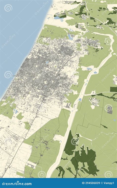 Map of Gaza Strip, North Side, Israel, Map and Borders, Reliefs and ...