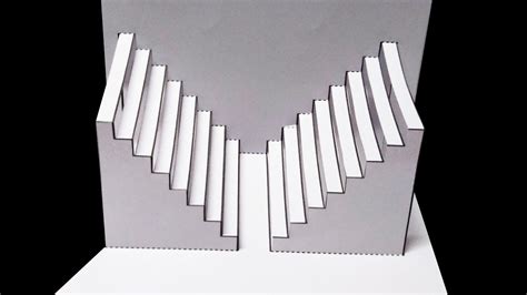 Super Easy Way To Make Kirigami Pop Up card || kirigami paper art ...