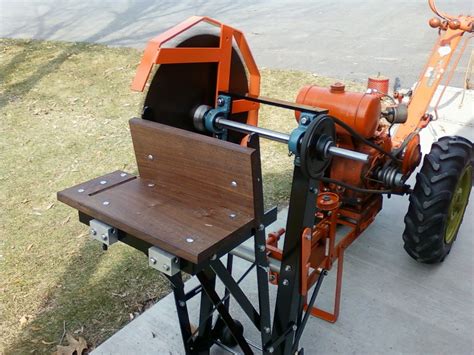 '46 Montogomery 2 wheel garden tractor with homemade cut off saw Garden Equipment, Farm ...