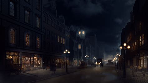 ArtStation - Victorian era - London night