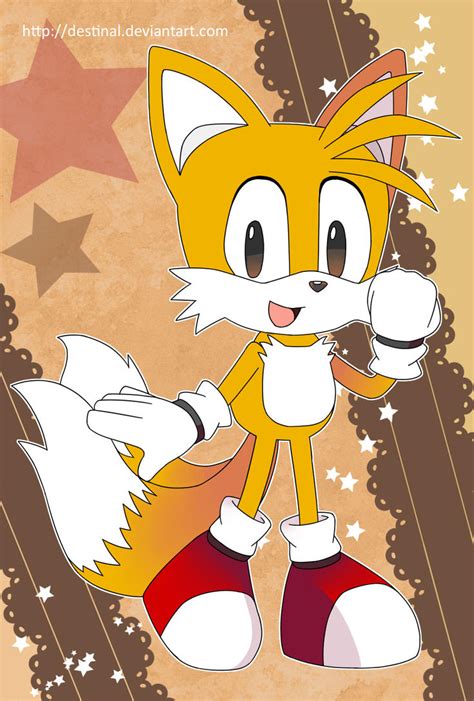 Sonic Postcard - Tails by Crystal-Ribbon on DeviantArt