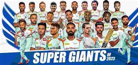 IPL 2023: Lucknow Super Giants (LSG) Complete Players List, Their IPL ...