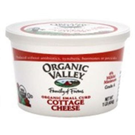 Organic Valley Organic Cottage Cheese, Small Curd: Calories, Nutrition ...