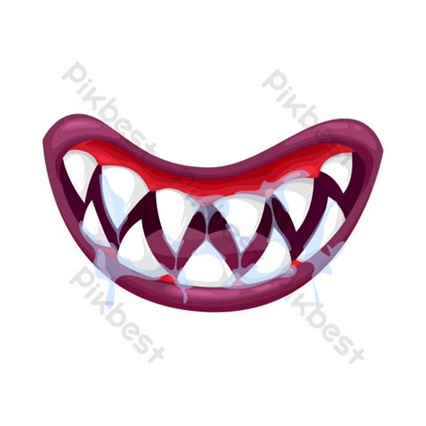 Monster Mouth With Teeth PNG Images | PSD Free Download - Pikbest