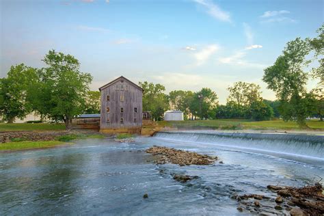 Stockdale Mill on the Eel River-Roann Indiana Photograph by William Reagan - Pixels