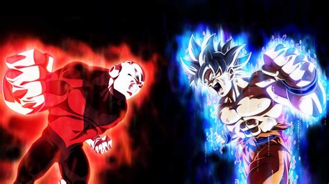 Goku Instinto Superior Dominado vs Jiren Full Power | Goku vs jiren ...