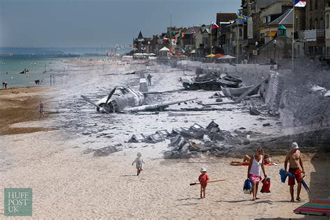 D-Day Landing Sites Then And Now: 11 Striking Images That Bring The Past And Present Together