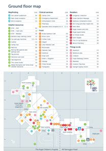 Your guide to the RCH : Hospital map