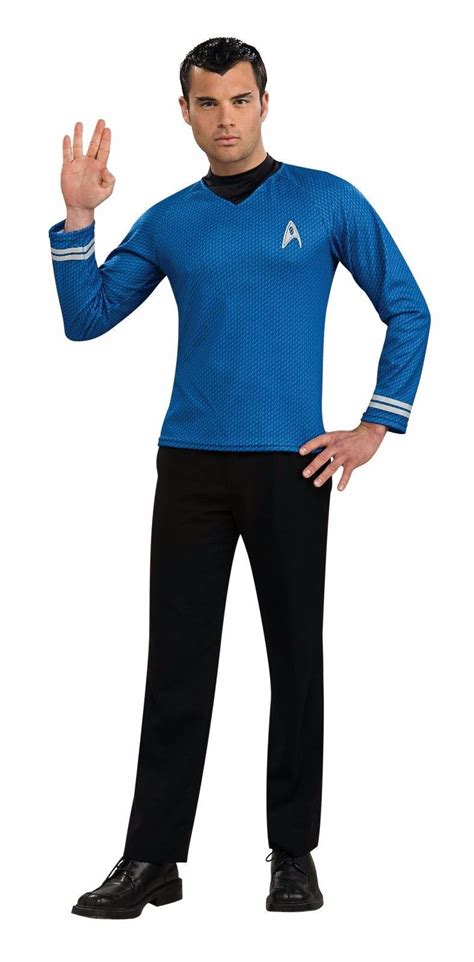 Rubies Spock Star Trek Enterprise Uniform Adult Mens Halloween Costume ...