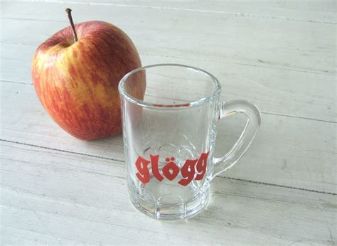 Vintage GLOGG Mini Glass Mug by lookonmytreasures on Etsy | Mugs, Glass beer mugs, Glass