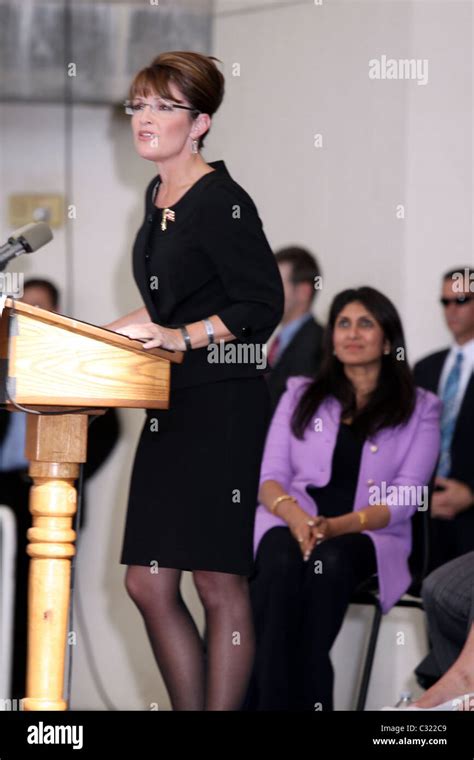 Republican Vice Presidential candidate Sarah Palin speaks at Henderson Pavillion Henderson ...