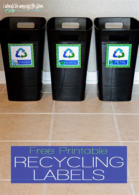 Free Printable Recycling Labels For Bins