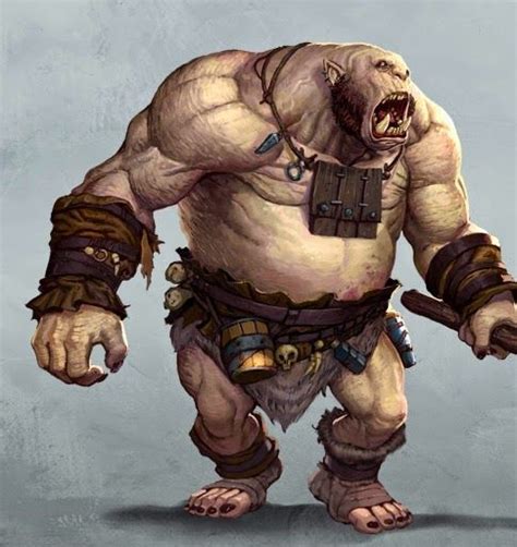 Ogre male: | Criaturas mitológicas, Desenhos de monstros, Monstros