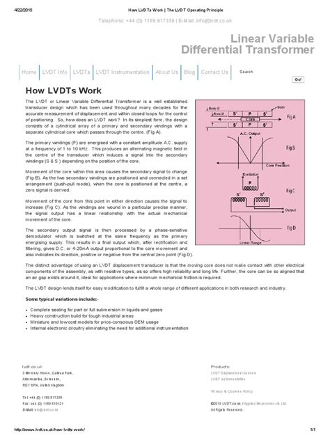 How LVDTs Work _ the LVDT Operating Principle | Force | Electromagnetism