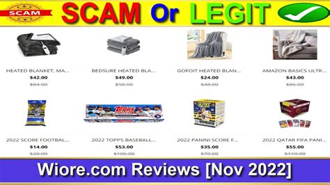 Wiore Reviews (Nov 2022) [ with 100% Proof ] ⚠️SCAM or LEGIT ?⚠️😲 Wiore.com Reviews - YouTube