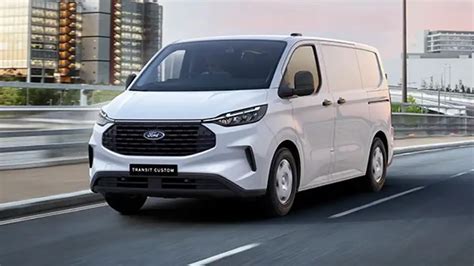 2024 Ford Transit Custom diesel van revealed with a steering wheel that ...