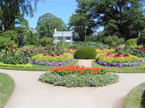 Historic gardens in Annapolis Royal, Nova Scotia. ~~ 8/1/2001 Annapolis ...