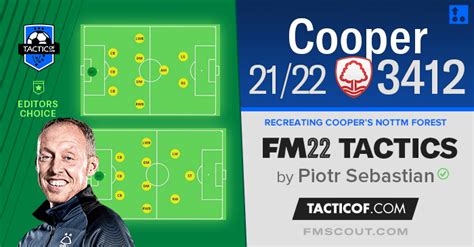 Steve Cooper 3-4-1-2 Nottingham Forest // FM22 Tactic | FM Scout