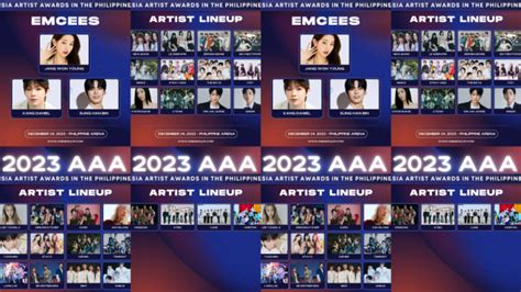 Line Up Terbaru AAA 2023, Bu Seok Soon, SB19, Oneus, Kingdom, ATBO, LUN8 hingga HORI7ON