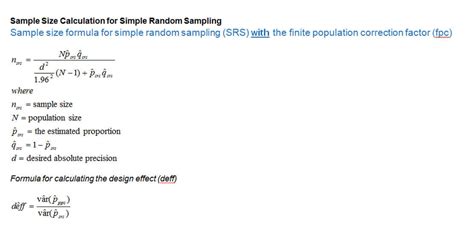 Sample Size Calculation - Statswork