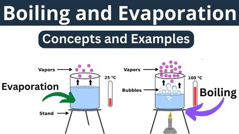 Boiling and Evaporation | Boiling vs Evaporation | Evaporation ...