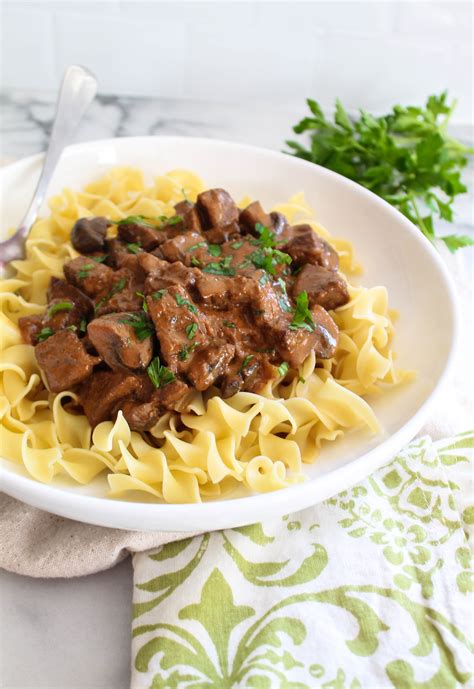 Simple and Savory Beef Stroganoff recipe