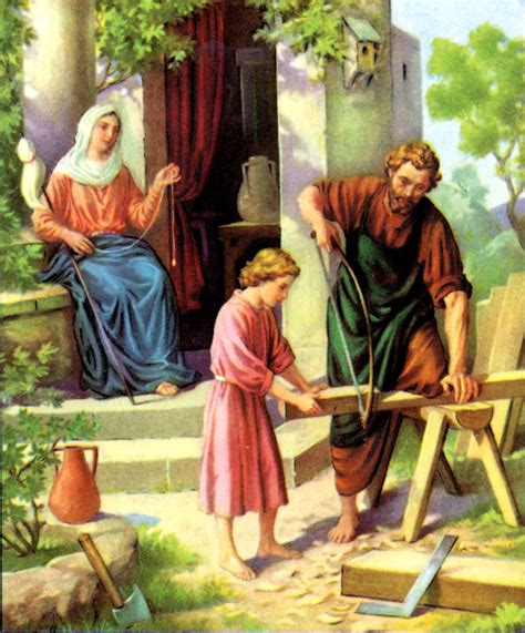 St Joseph The Carpenter Painting at PaintingValley.com | Explore collection of St Joseph The ...