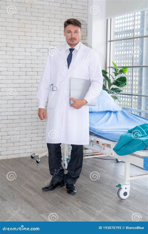 Doctor in Professional Uniform Working at Hospital Stock Image - Image ...