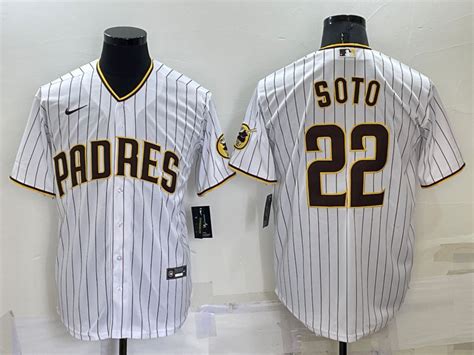 Padres 22 Juan Soto White Nike Cool Base Jersey