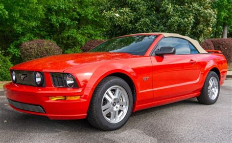 For Sale: 2007 Ford Mustang GT Convertible (Torch Red, tan soft top, 4 ...