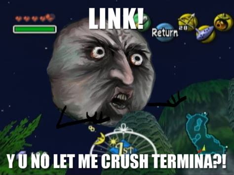 Link Y U No Let Me Crush Termina?! | The Moon (Majora's Mask) | Know ...