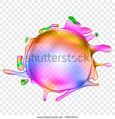 Multicolored Water Splash Puddle Vector Stock Vector (Royalty Free) 728018314 | Shutterstock