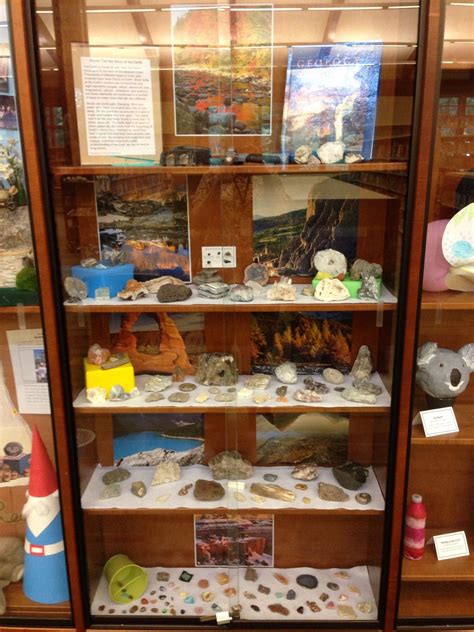 Claudia's amazing rock display and collection, along with some super rocks from Pat ...