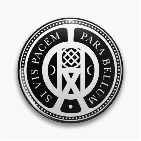 "The High Table Si Vis Pacem Parabellum Seal" Pin for Sale by McPod | Redbubble