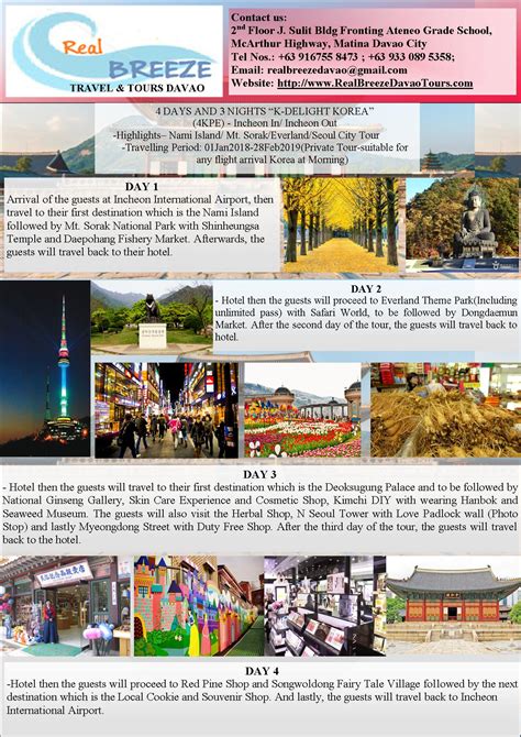 South Korea Tours | International tours from Davao, Philippines | Cheap ...