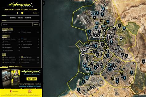 Check Out This Super-Cool Cyberpunk 2077 Interactive Map | Beebom