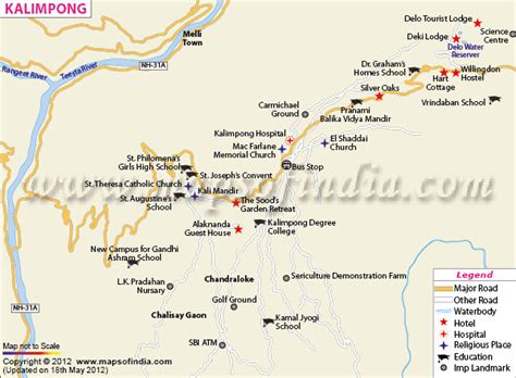 Kalimpong City Map