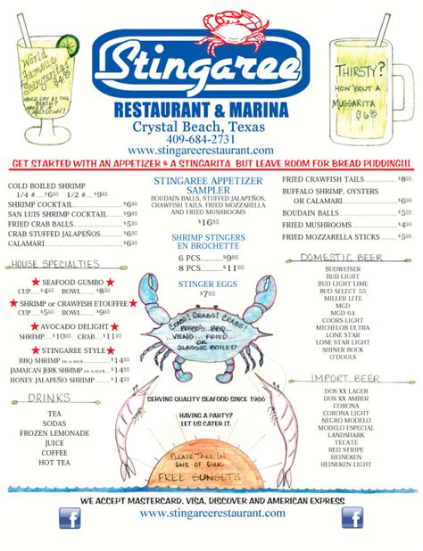 DownUnder Restaurant | Stingaree Restaurant, Crystal Beach, Texas