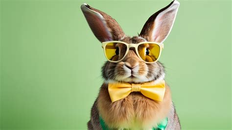 Easter Bunny With Sunglasses Free Stock Photo - Public Domain Pictures